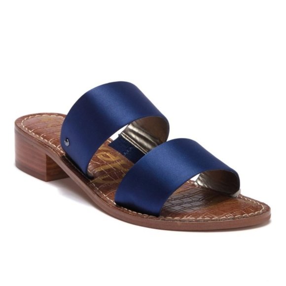 sam edelman navy blue sandals